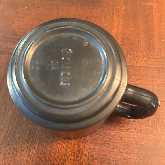 Capricorn Zodiac Horoscope Vintage Glasbake Glass Milk Glass Coffee Mug Black - Picture 4 of 5